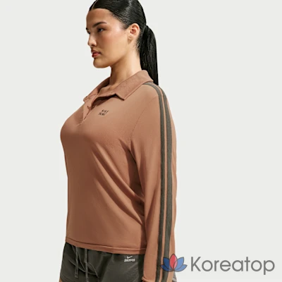 Поло женское Nike Skims Stretch Knit Long Sleeve Polo Top, фото 9