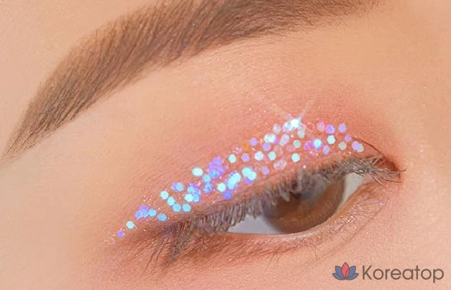Тинт для век Unleashia Get Loose Glitter Gel Mini Eyeshadow, оттенок N 1 Aurora Catcher, 1 шт., фото 2