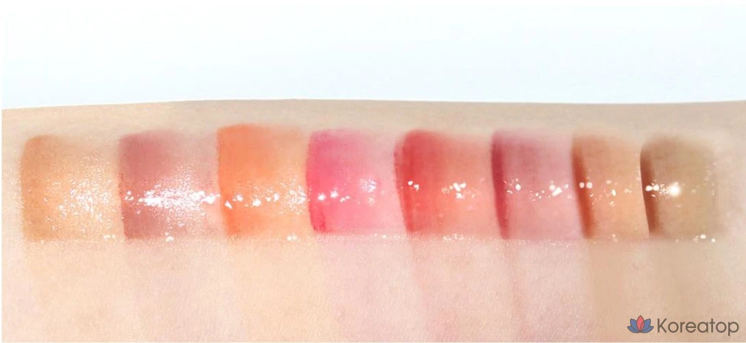 Тинт для губ Heart Percent Dot On Mood One Way Glowy Lip Tint, оттенок 08 Earthy Brown, 4 г, 1 шт., фото 5
