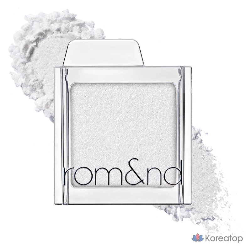 Тени для век ROM&ND Slide In Single Eyeshadow, оттенок G01 Snowy, 1 шт.