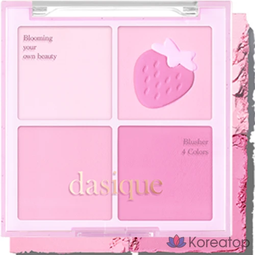Блушер Dasique Blending Mood Cheek Blusher, оттенок 06 Berry Smoothie, 11 г, 1 шт.