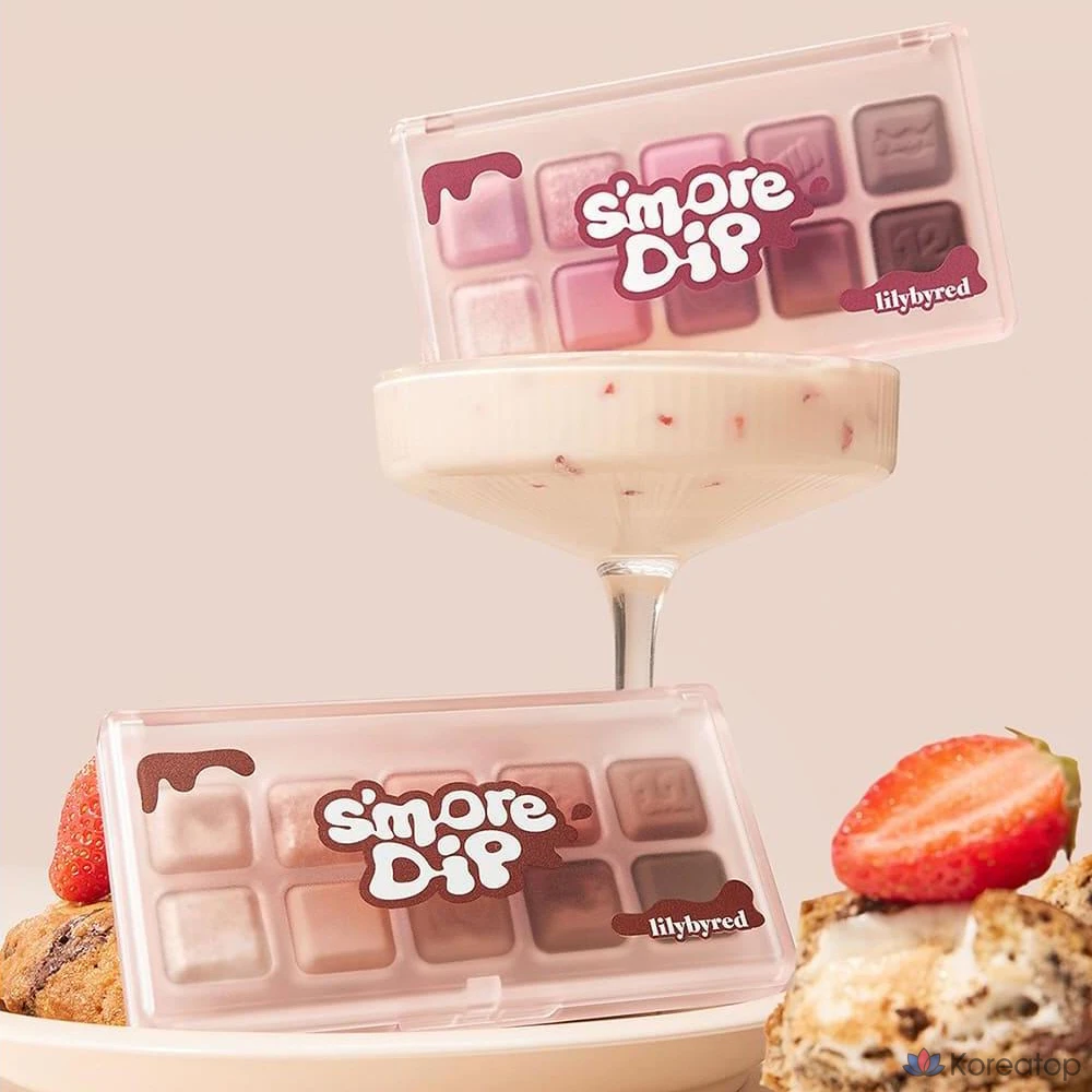 Палетка теней для век Lilybyred Mood Keyboard Eye Palette, оттенок Strawberry Chip S'more, 1 шт., фото 8