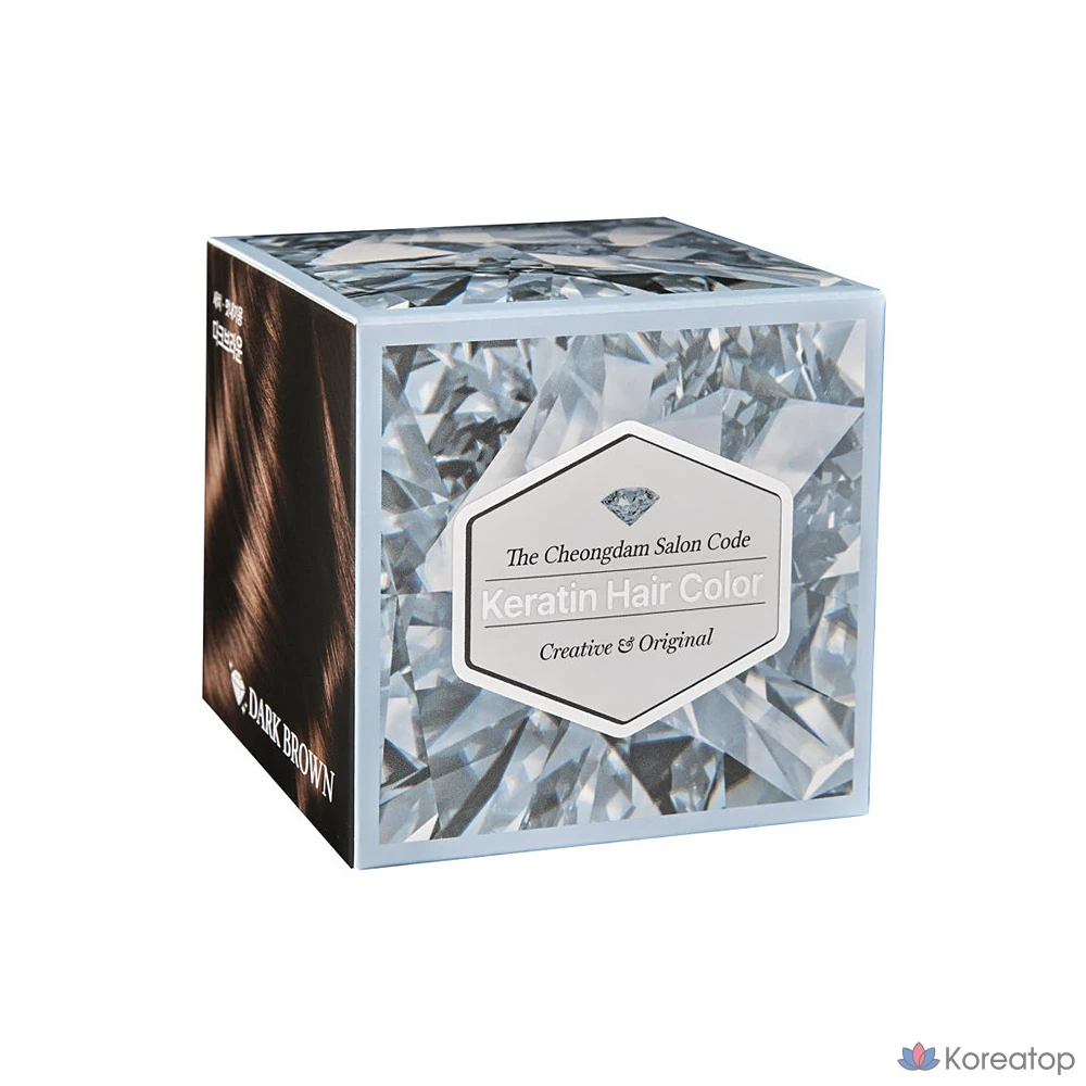 Окрашивающее средство для волос JennyHouse The Cheongdam Salon Code Keratin Hair Color, оттенок Dark Brown, 1 шт.