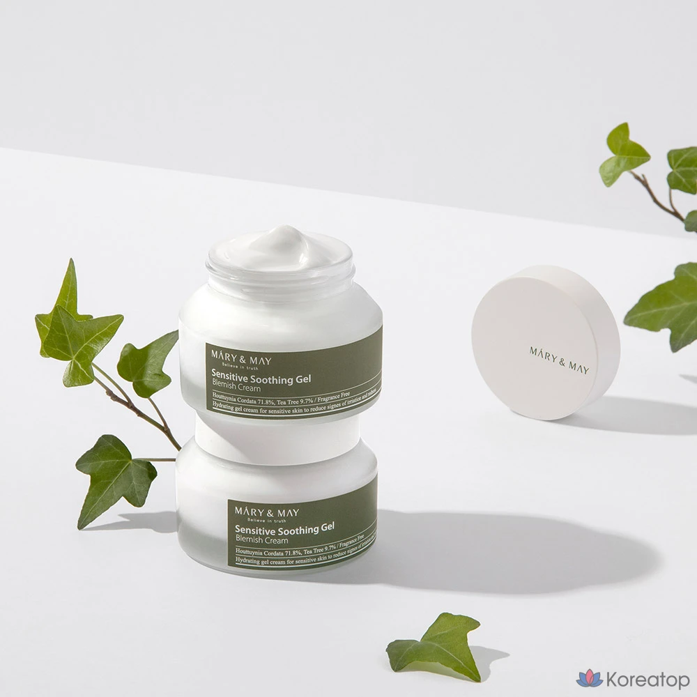 Крем Mary&amp;May Sensitive Soothing Gel Blemish Cream, 70 г, 1 шт.