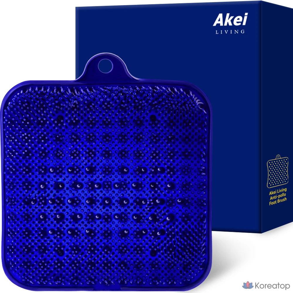 Скраб для ног Akei Derma+ Living Antipollu Foot Brush, 1 шт.