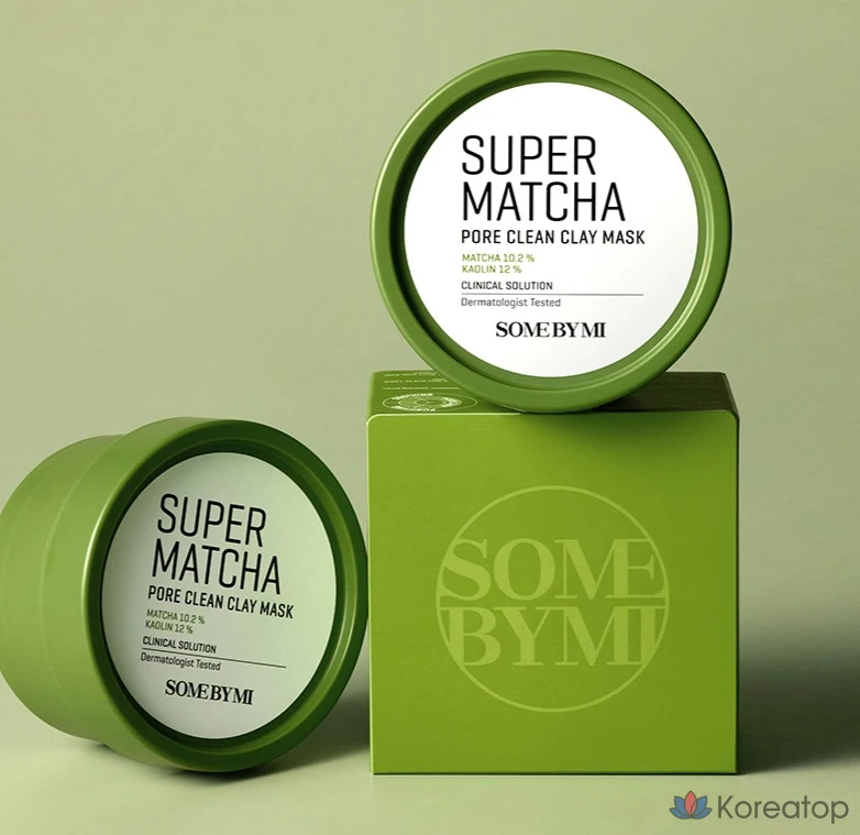 Очищающая глиняная маска Some By Mi Super Matcha Pore Clean Clay Mask, 100 г, 1 шт.