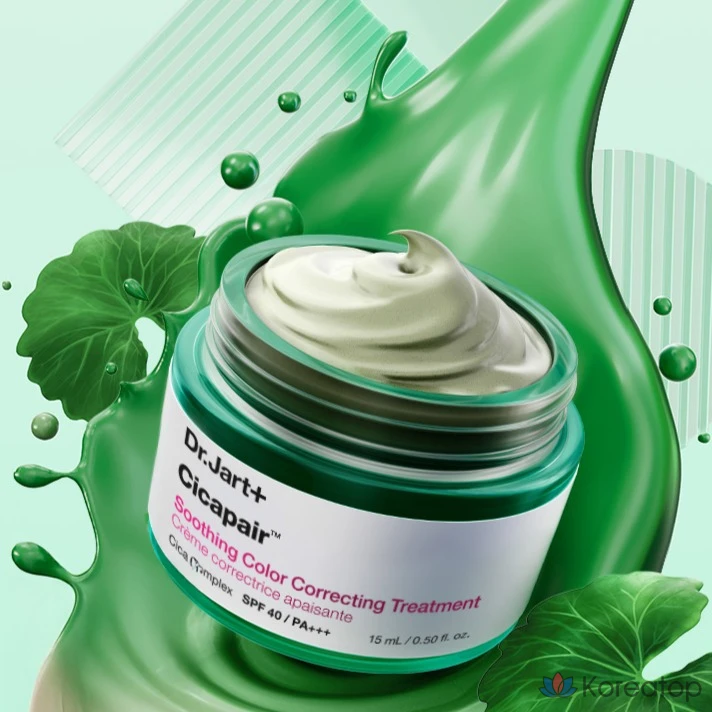 Корректирующее средство Dr. Jart+ Cicapair Soothing Color Correcting Treatment, 15 мл, 1 шт.