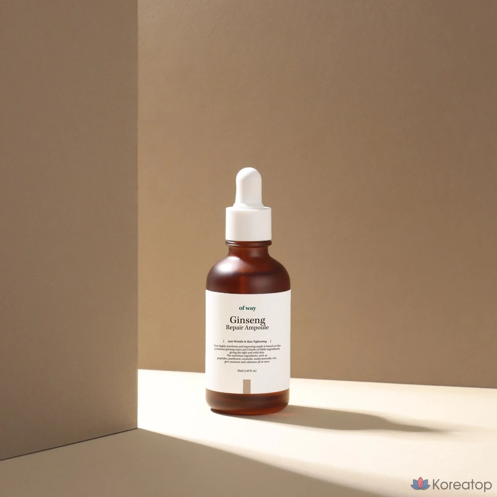 Ампульная сыворотка Medi-Peel Obway 6-Peptide Wrinkle Elasticity Anti-Aging Organic Red Ginseng Repair Ampoule, 50 мл, 1 шт.