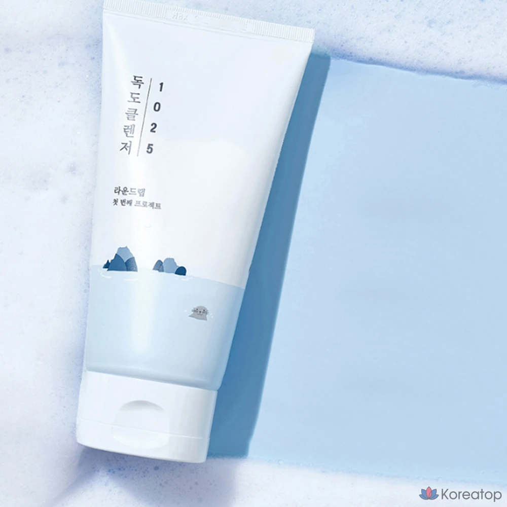 Очищающая пенка Round Lab 1025 Dokdo Cleanser, 150 мл, 1 шт.