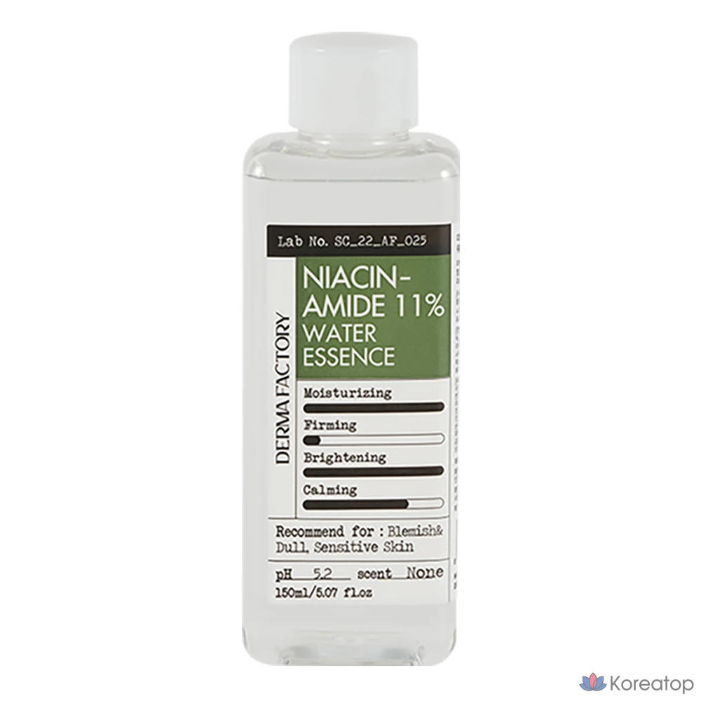 Эссенция Derma Factory Niacinamide 11% Water Essence, 150 мл, 1 шт.