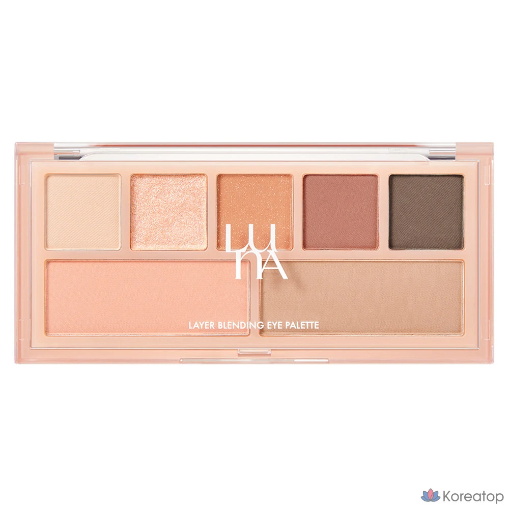 Палетка теней для век Luna Layer Blending Eye Palette, оттенок 03 Coral Affair, 1 шт.