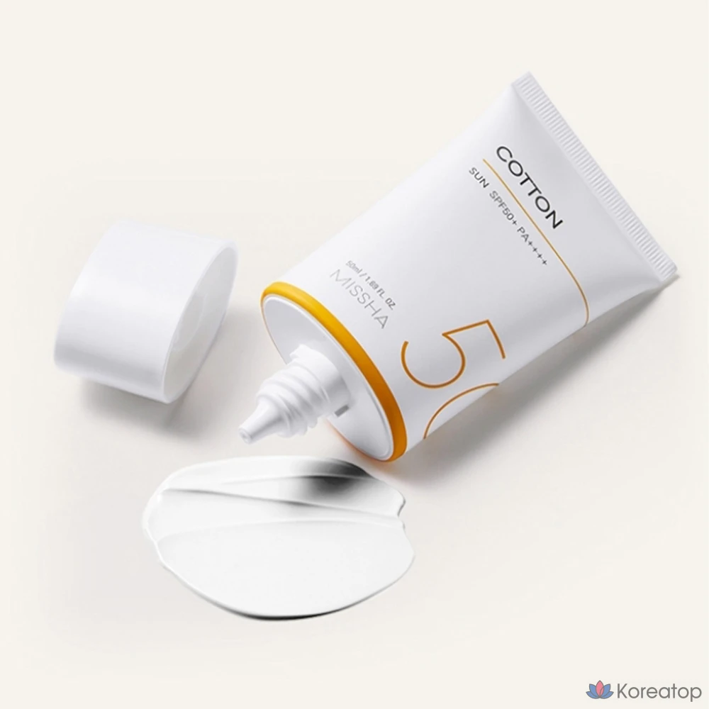 Солнцезащитный крем Missha All Around Safe Block Cotton Sun Cream SPF50+ PA++++, 50 мл, 1 шт.