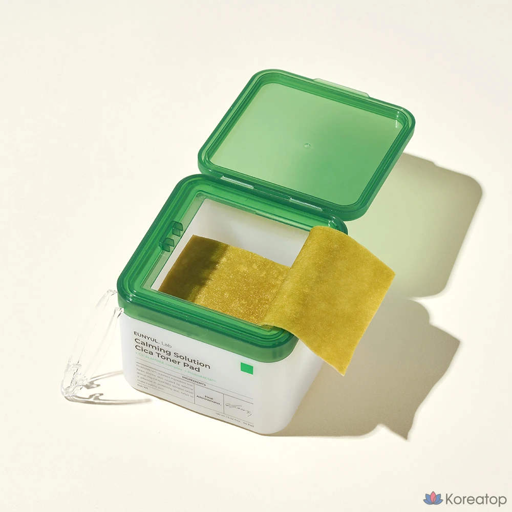 Тонер-пэды Eunyul Lab Calming Solution Cica Toner Pad, 190 мл, 60 шт.