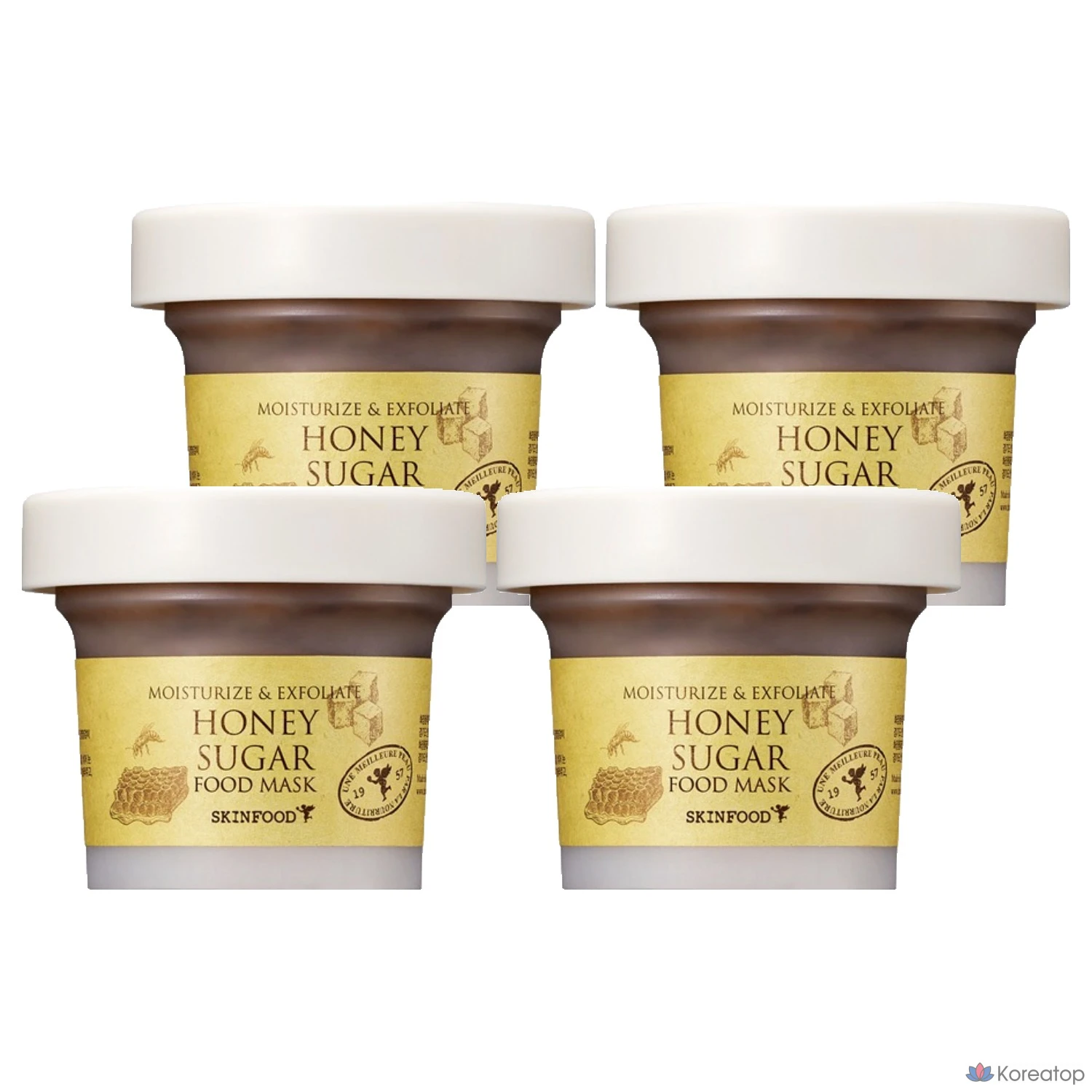 Скраб-маска Skinfood Honey Sugar Food Mask, 120 г, 4 шт.
