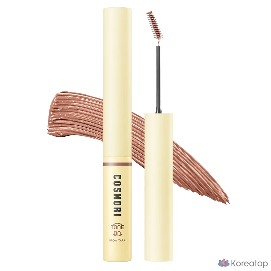 Брови-гель Cosnori Tone On Waterproof Brow Cara, оттенок 06 Ash Pink, 3 г, 1 шт.