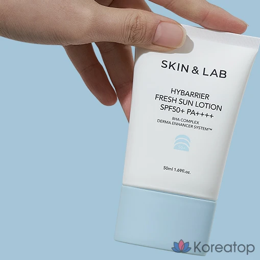 Солнцезащитный крем SKIN&LAB High Barrier Fresh Sun Lotion SPF50+ PA++++, 50 мл, 1 шт.