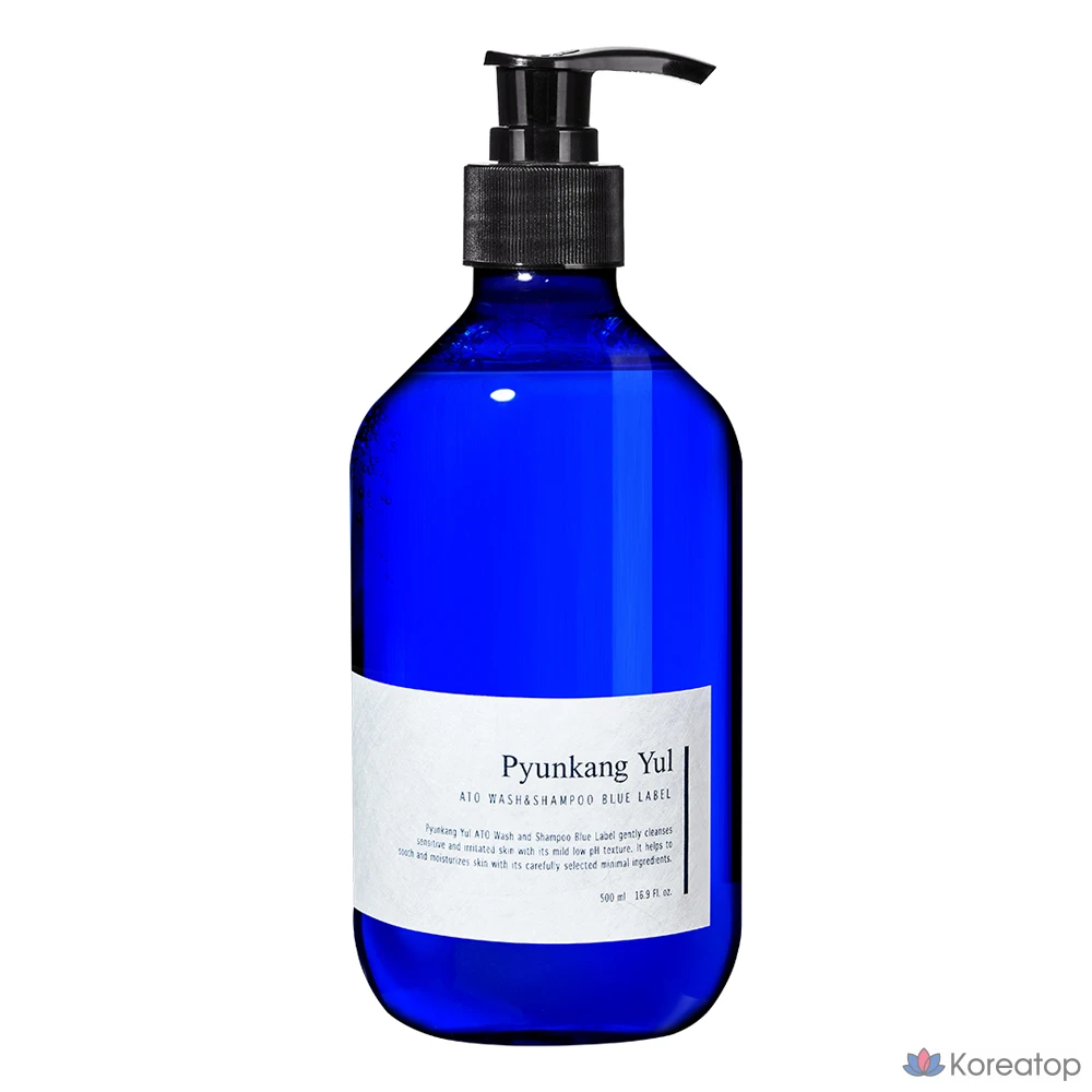 Гель для душа и шампунь Pyunkang Yul Ato Wash &amp; Shampoo Blue Label, 500 мл, 1 шт.