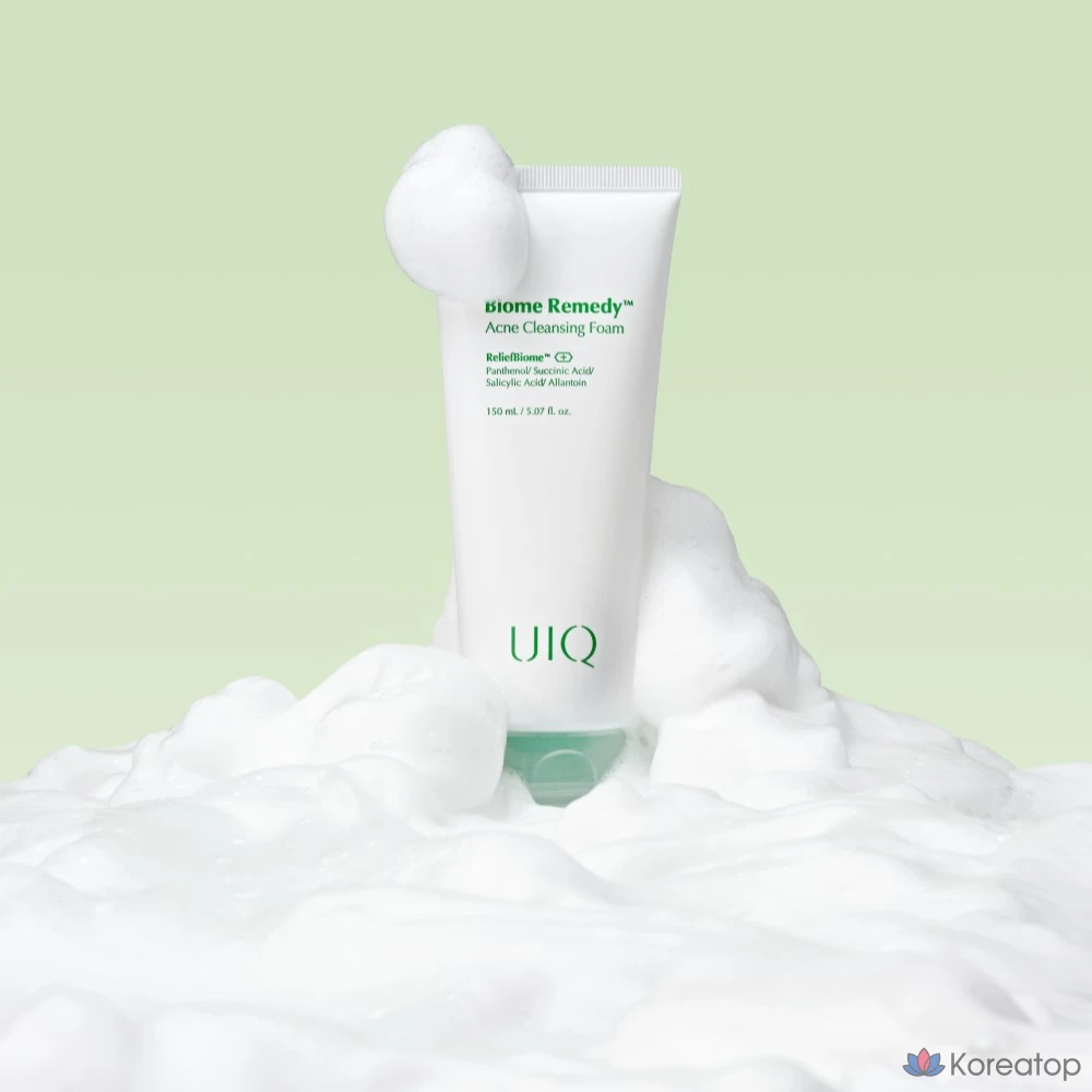 Очищающая пенка UIQ Biome Remedy Acne Cleansing Foam, 150 мл, 1 шт., фото 5