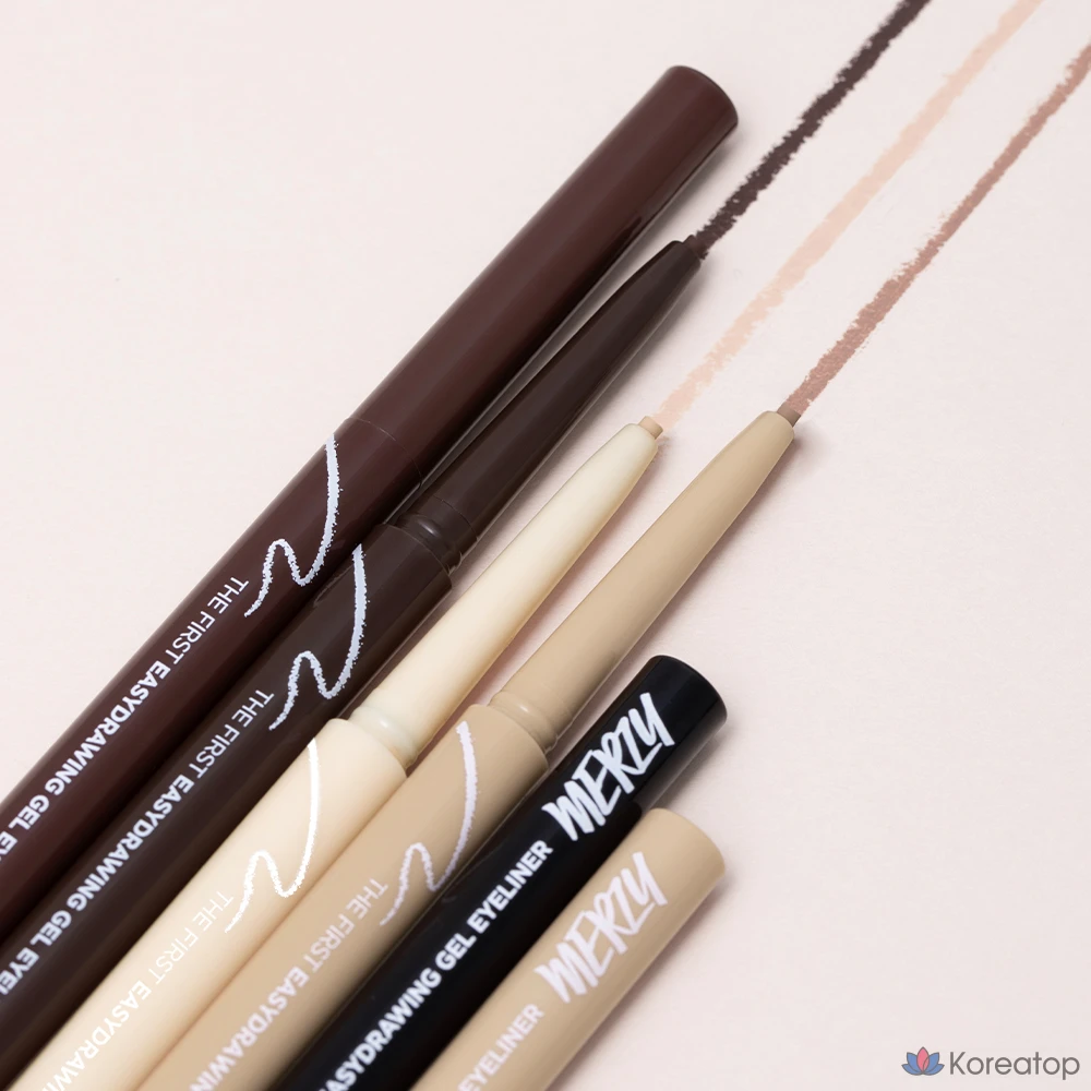 Гель-лайнер для глаз MERZY The First Easy Drawing Gel Eyeliner, оттенок EG6 Pecan, 0.14 г, 1 шт.