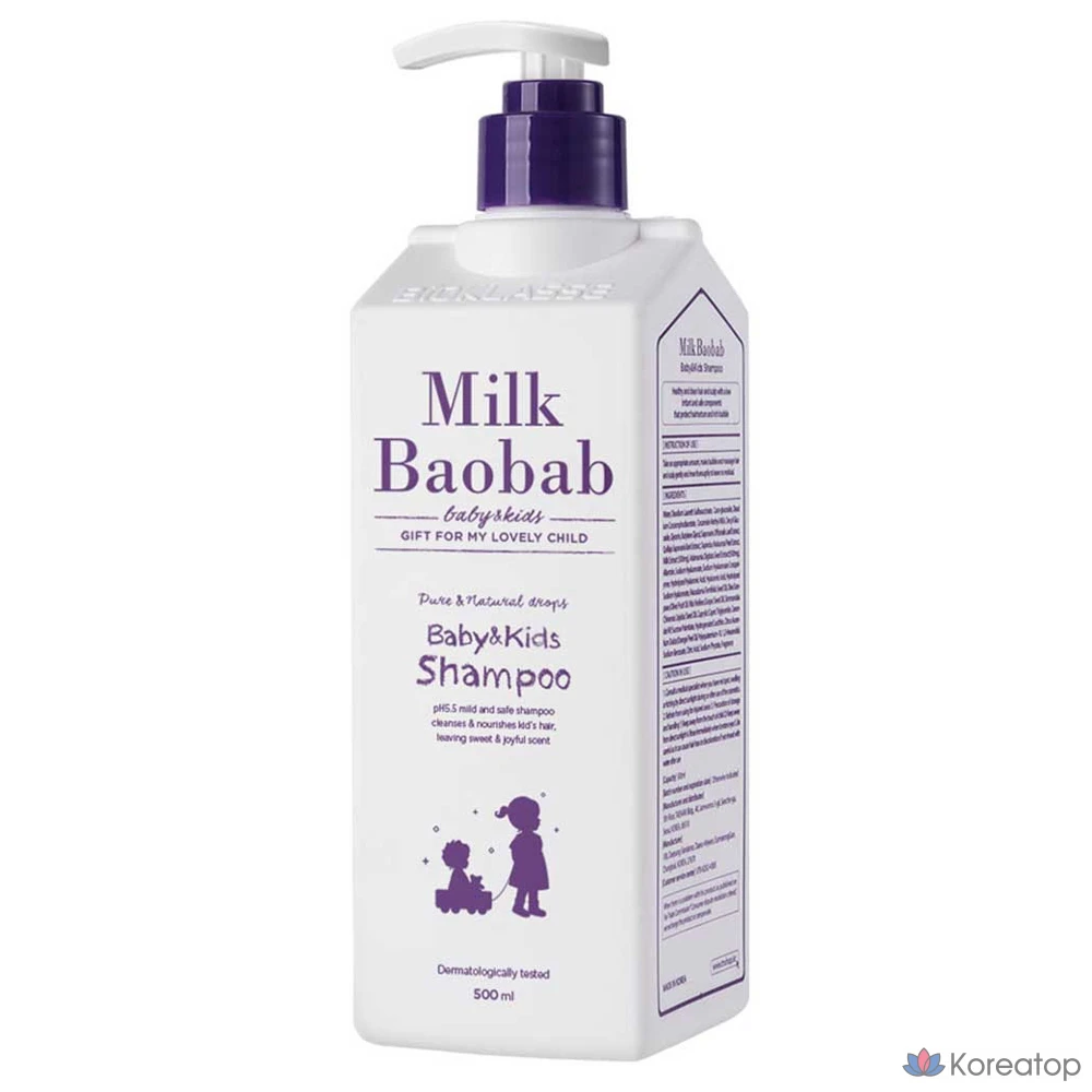 Шампунь Milk Baobab Baby &amp; Kids Shampoo, 500 мл, 1 шт.