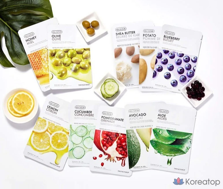 Тканевая маска для лица The Face Shop Real Nature Lemon Mask Sheet, 15 шт., фото 5