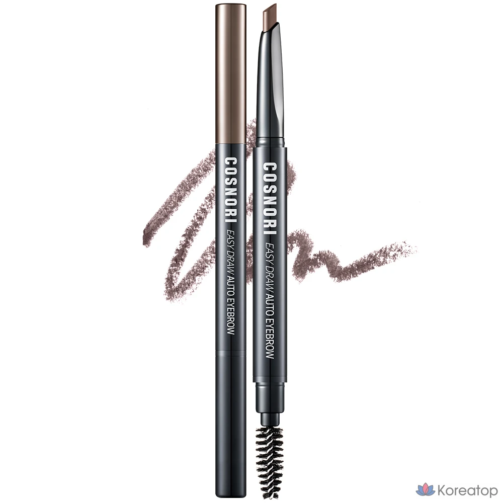 Карандаш для бровей Cosnori Easy Draw Eyebrow Auto Pencil, оттенок 01 Brownie, 0.3 г, 1 шт.