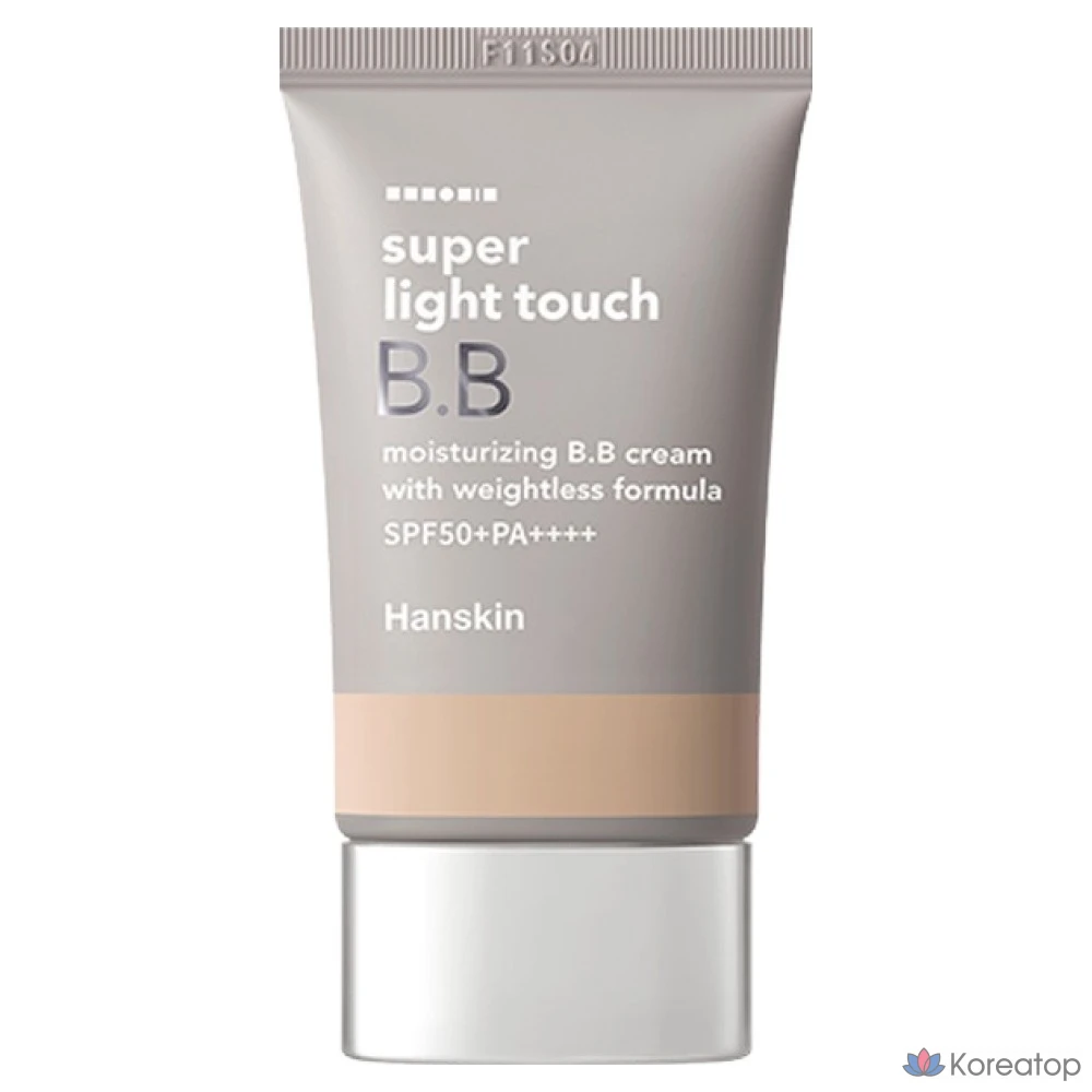 BB-крем Hanskin Super Light Touch BB Cream SPF 50+ PA++++, оттенок Ivory, 30 г, 1 шт.