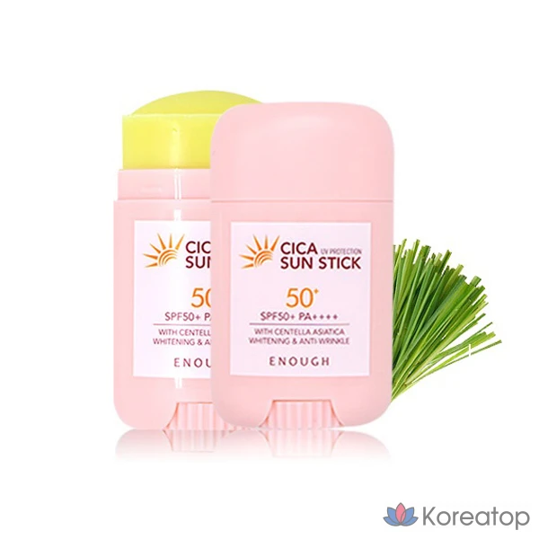 Солнцезащитный стик Enough Cica Sun Stick SPF50+ PA++++, 20 г, 1 шт.