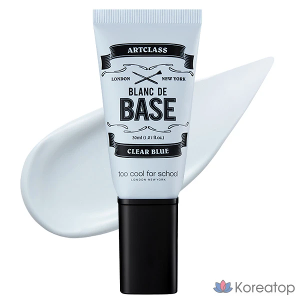 Тональная база Too Cool For School Artclass Blanc de Makeup Base, оттенок 1 Clear Blue, 30 мл, 1 шт.