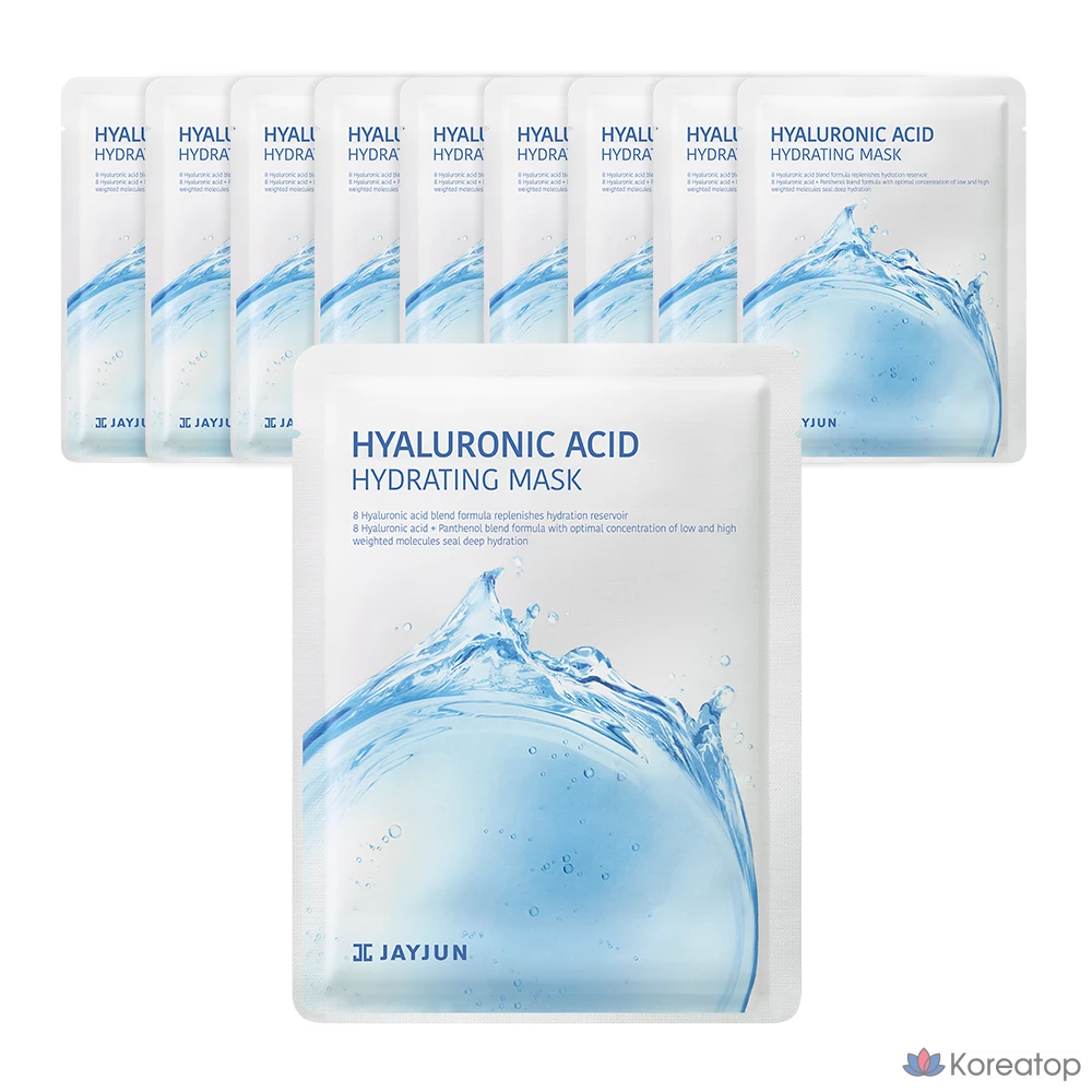 Тканевая маска для лица Jayjun Moisture Charging Hyaluronic Acid Hydrating Mask, 10 шт.