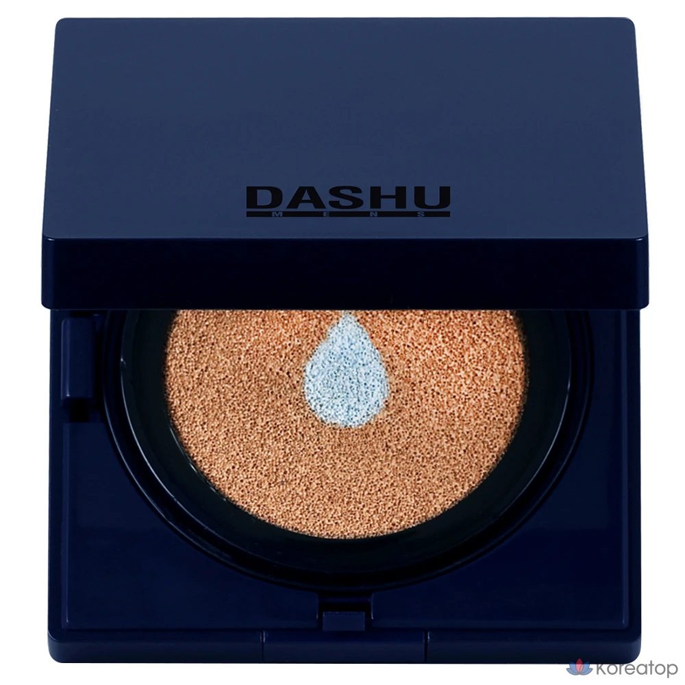 Кушон DASHU Men's Aqua Mat BB Cushion, оттенок Deep Beige, 15 г, 1 шт.