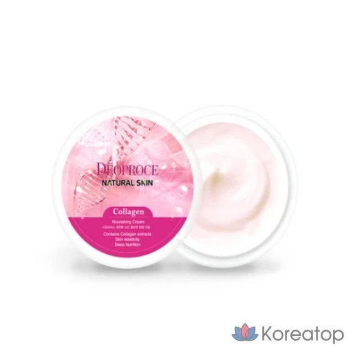 Питательный крем Deoproce Natural Skin Collagen Cream, 100 г, 1 шт.
