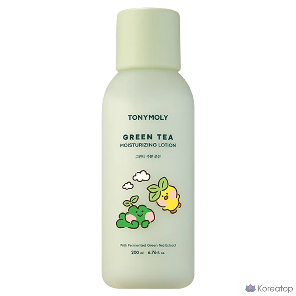 Лосьон для лица Tony Moly Line Friends Minini Green Tea Moisture Lotion, 200 мл, 1 шт.