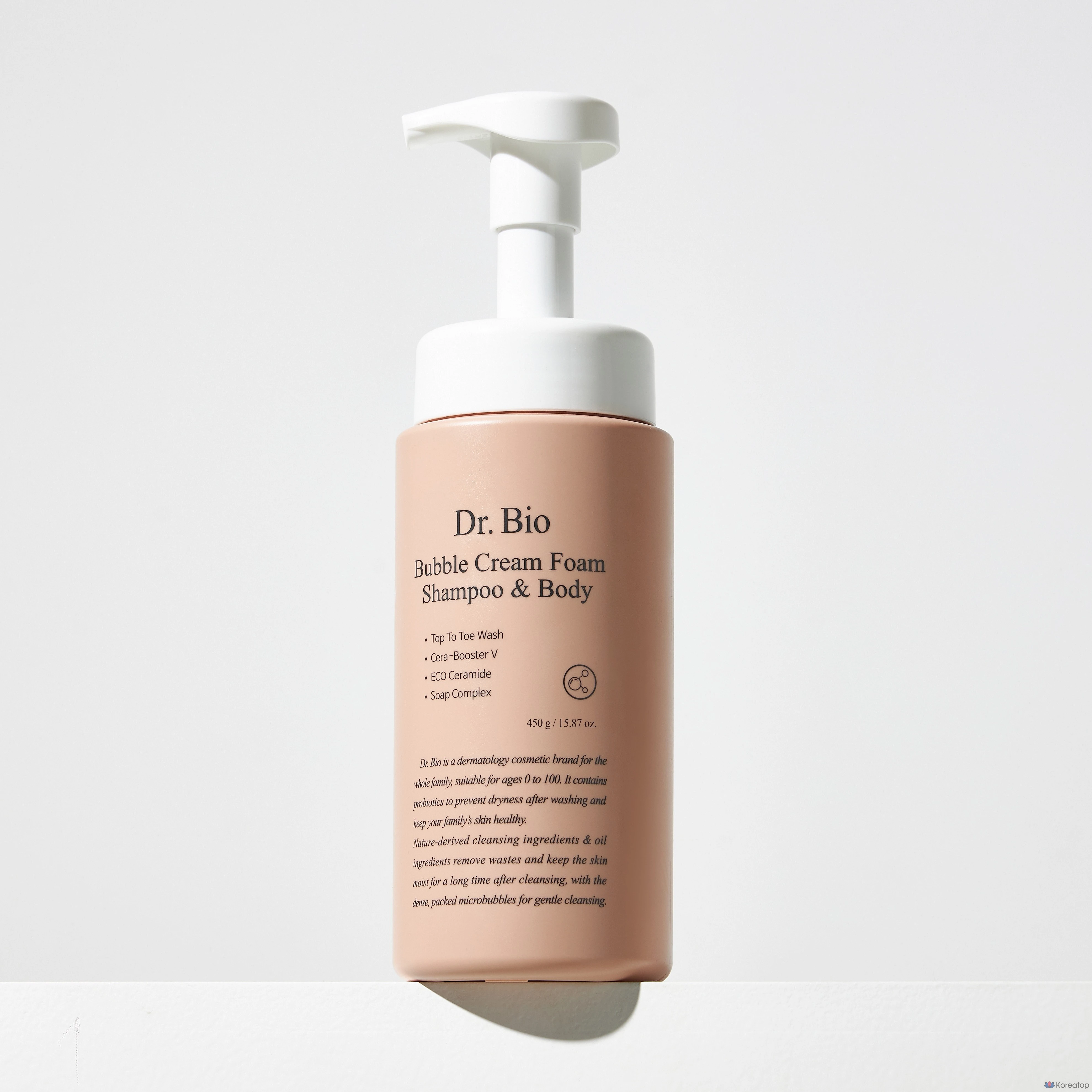 Очищающая пенка для тела и волос Dr. Bio Bubble Cream Foam Shampoo &amp; Body Wash, 450 мл, 1 шт.