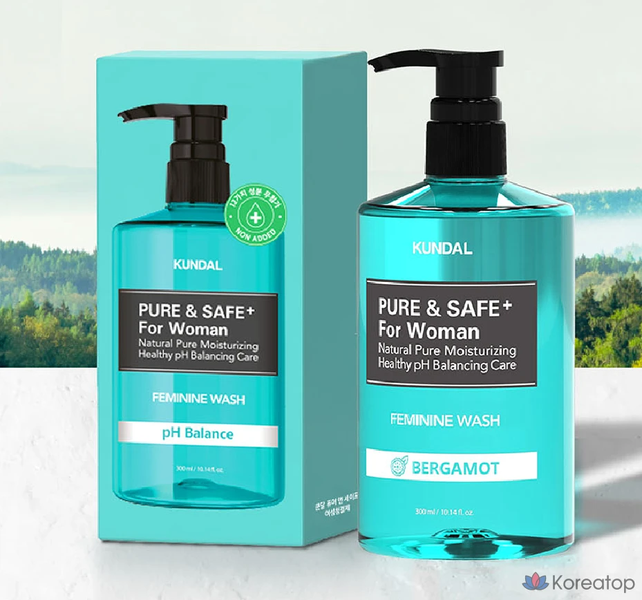 Средство для интимной гигиены Kundal Pure and Safe, аромат бергамота, 300 мл, 1 шт.