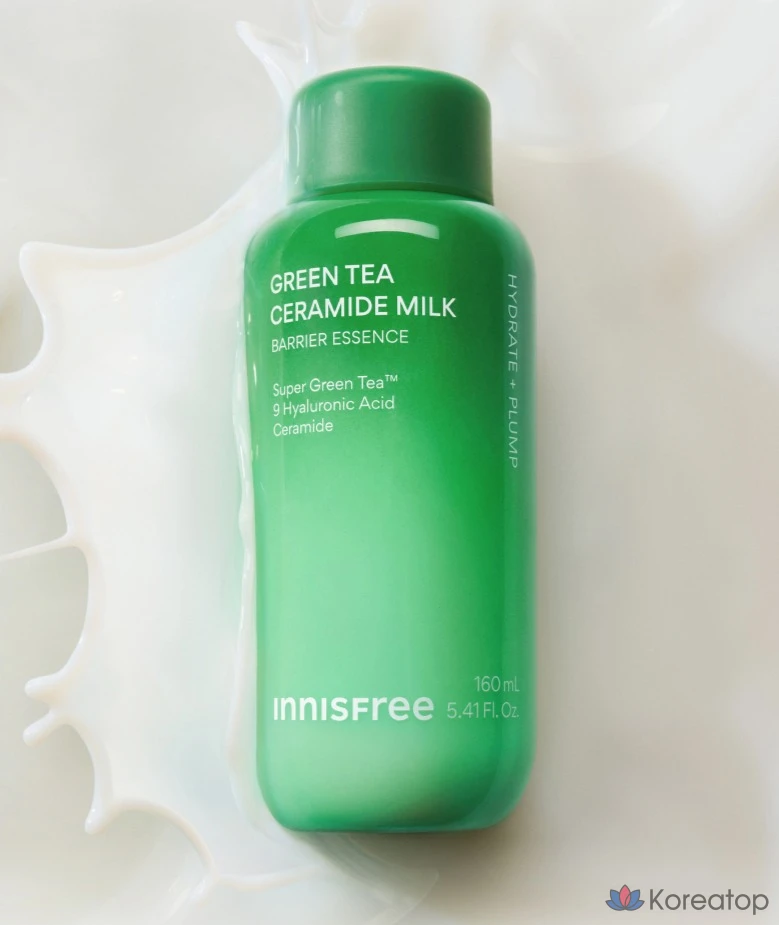 Эссенция Innisfree Green Tea Ceramide Milk Essence, 160 мл, 1 шт., фото 3