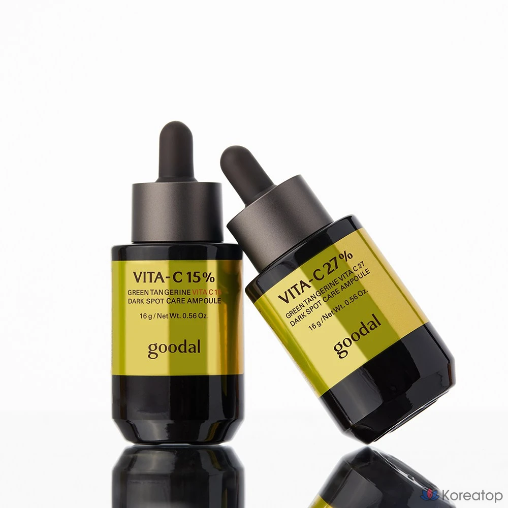 Ампульная сыворотка Goodal Green Tangerine Vita C 15 Spot Care Ampoule, 16 г, 1 шт.