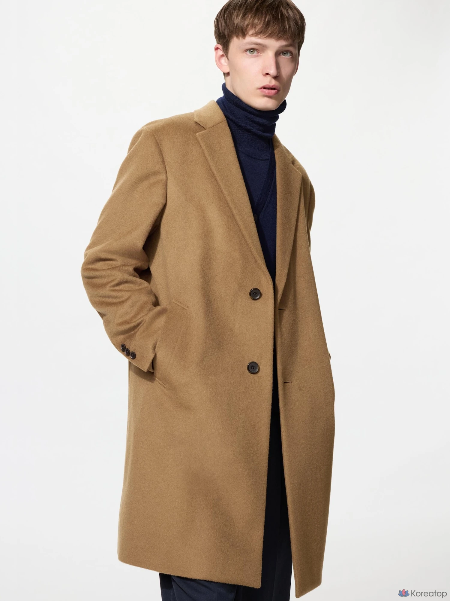 Пальто Uniqlo Wool Cashmere Chesterfield Coat