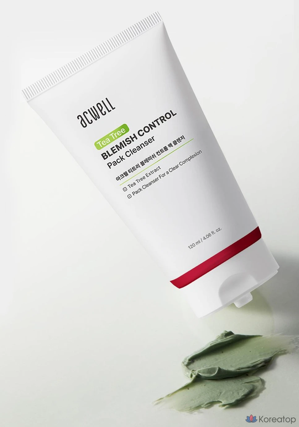 Пилинг-гель для лица Acwell Tea Tree Blemish Control Pack Cleanser, 120 мл, 1 шт.