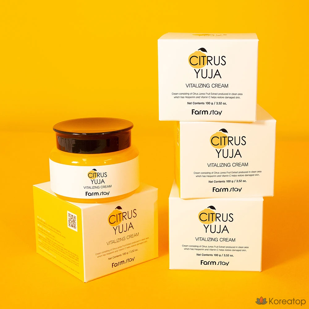 Крем FarmStay Citrus Yuja Vitalizing Cream, 100 г, 1 шт.