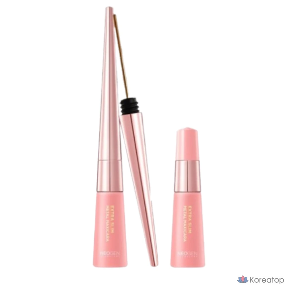 Тушь для ресниц Neogen Dermalogy Extra Slim Metal Mascara, оттенок Black, 6 мл, 2 шт.