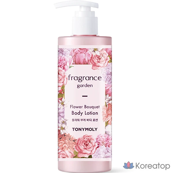 Лосьон для тела Tony Moly Fragrance Garden Flower Bouquet Body Lotion, аромат Fruity Floral Musk, 300 г, 1 шт.