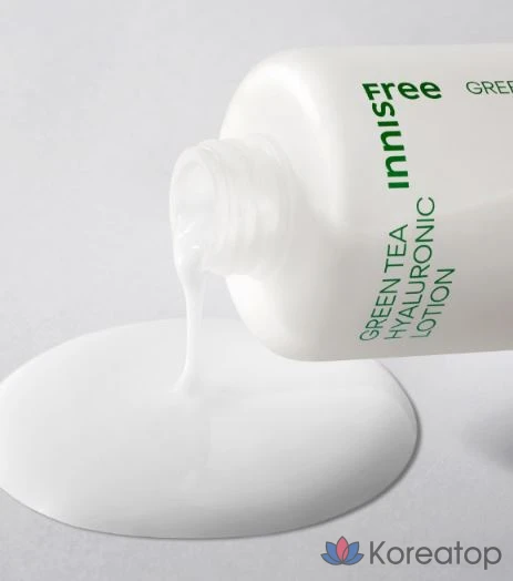 Лосьон Innisfree Green Tea Hyaluronic Acid Lotion, 170 мл, 1 шт.