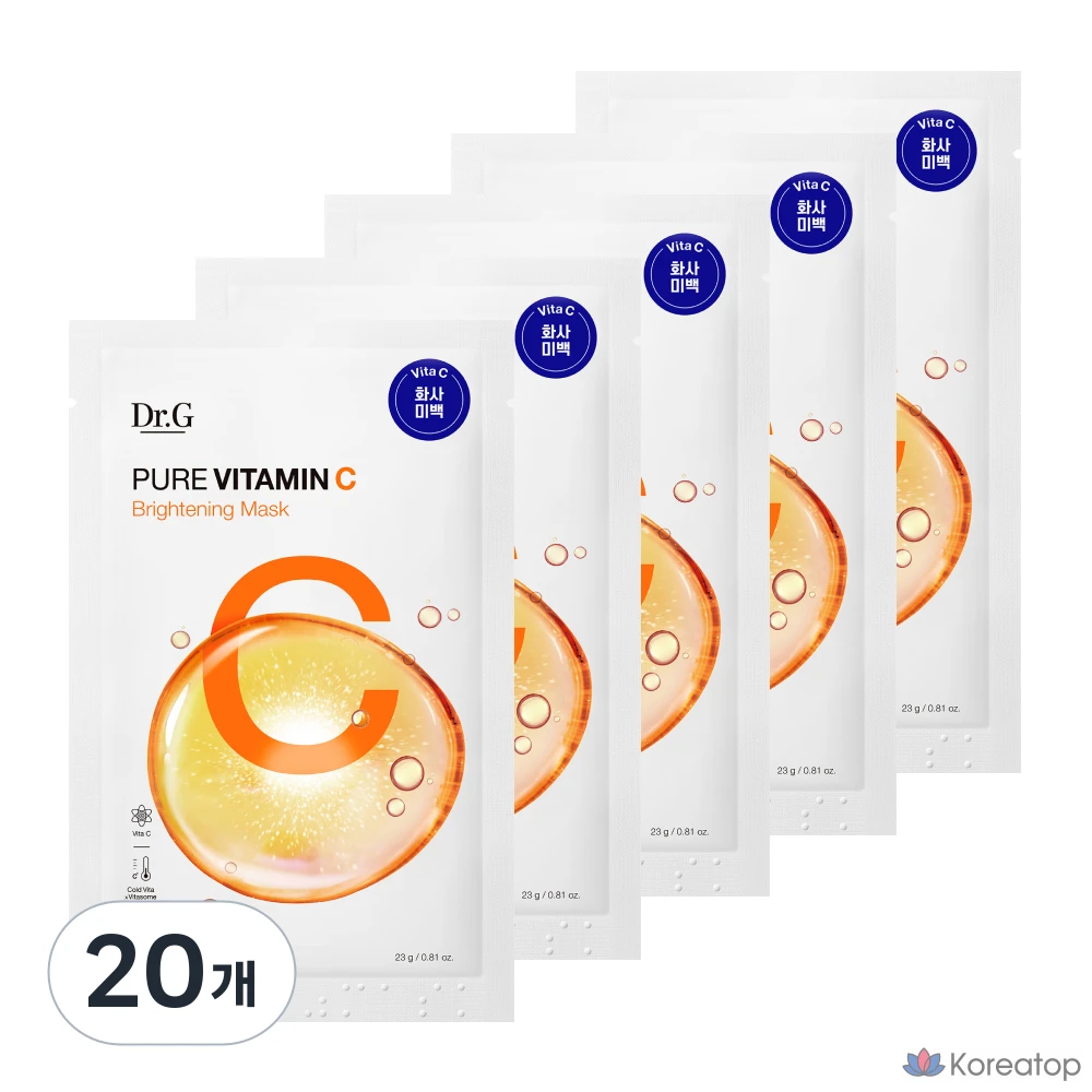 Тканевая маска для лица Dr. G Pure Vitamin C Brightening Mask, 100 шт.