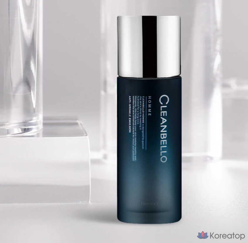 Набор для ухода Deoproce Clean Bella Homme Anti Wrinkle Skin Lotion Basic 4-piece Set, 1 шт.