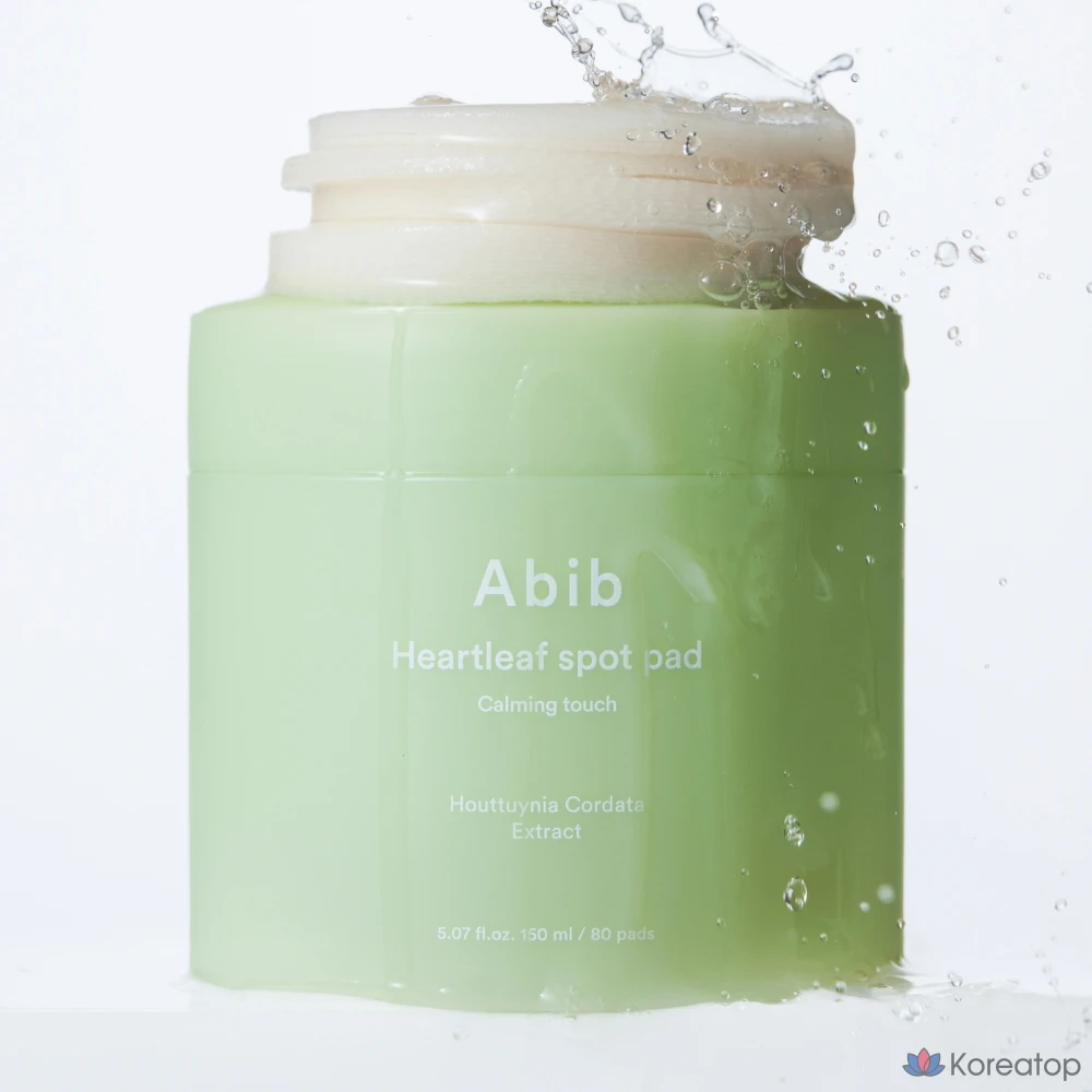 Пэды для лица Abib Heartleaf Calming Touch Spot Pad 150 мл x 80 шт + Refill 150 мл x 80 шт, 1 шт