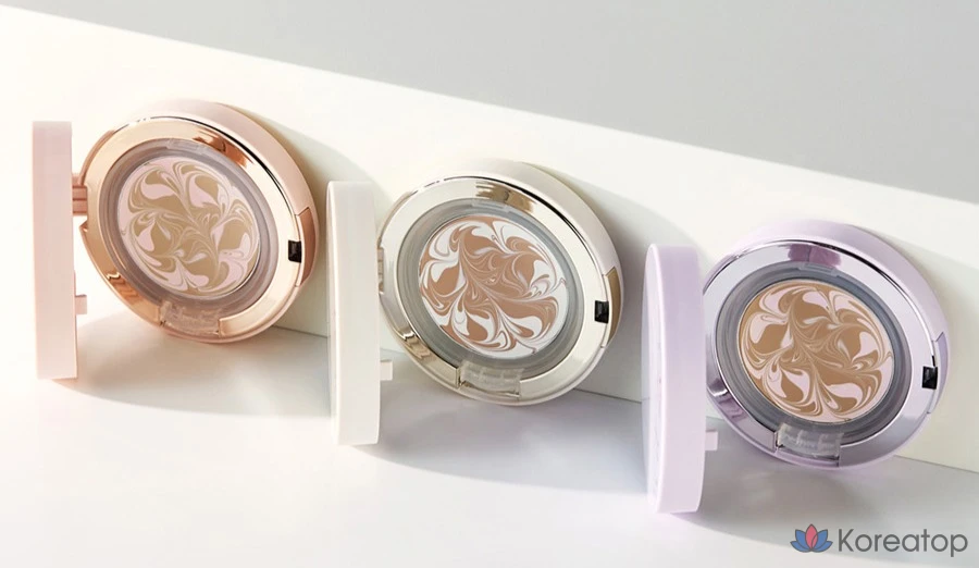 Кушон AGE 20S Diorigin Essence Pact, оттенок 21 Lavender Latte, 12.5 г + 12.5 г, 1 шт., фото 8