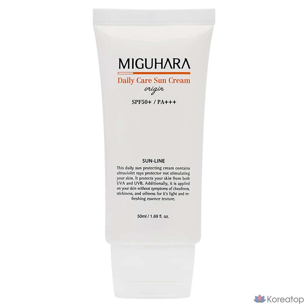 Солнцезащитный крем Miguhara Daily Care Sun Cream Origin SPF50+ PA+++, 50 мл, 1 шт.