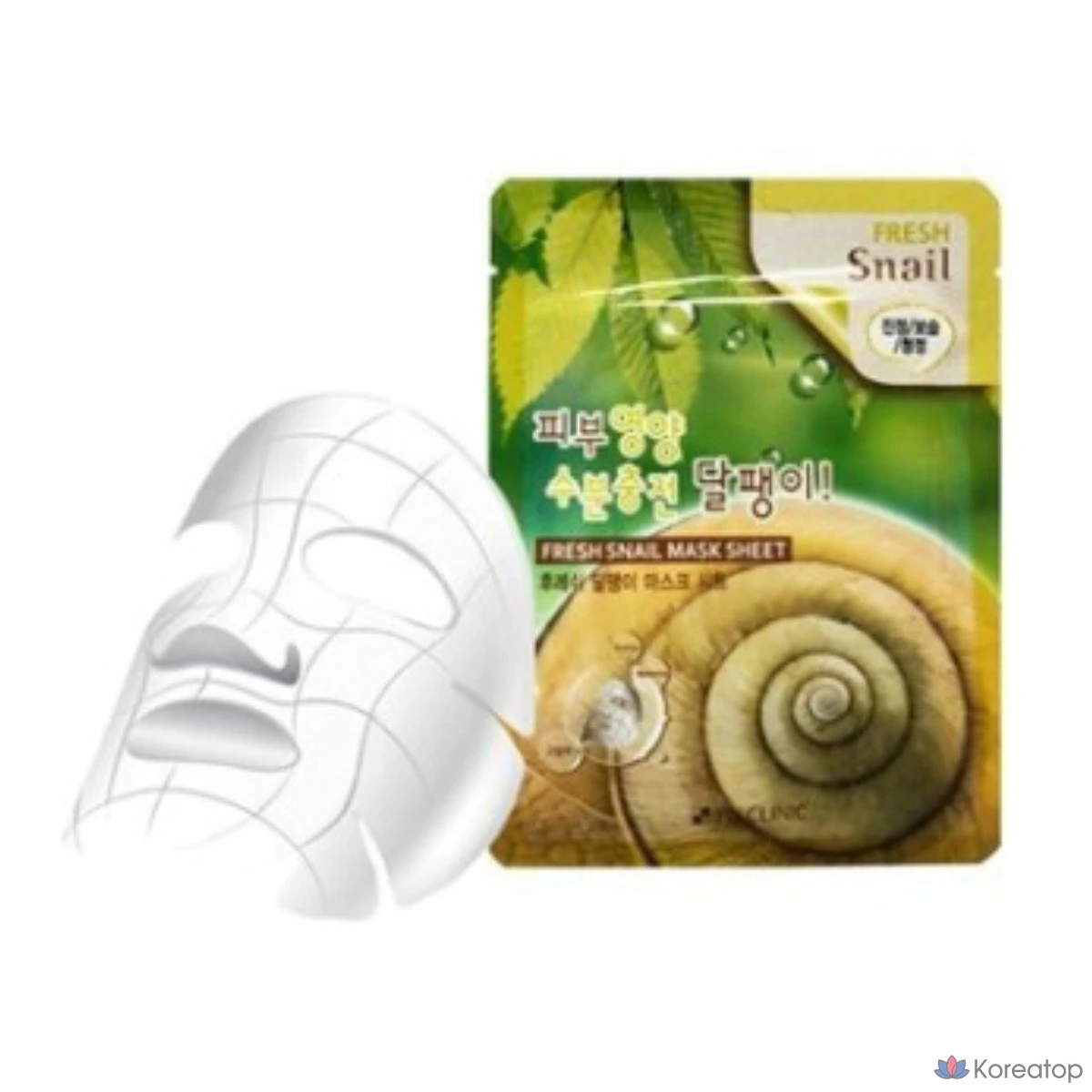 Тканевая маска для лица 3W Clinic Fresh Snail Mask, 10 шт.