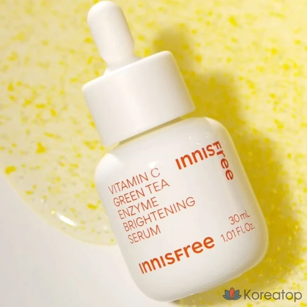 Сыворотка Innisfree New Vitamin C Green Tea Enzyme Spot Toner Serum, 30 мл, 1 шт.